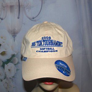 2008 Big Ten Softball Champions NCAA Baseball Cap RARE Vintage Hat NWOT